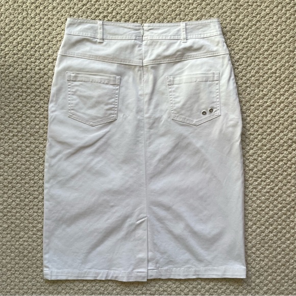 Saint James white cotton skirt - Picture 9 of 16